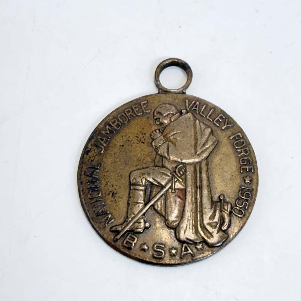 Vintage 1950 BSA Jamboree Valley Forge Medal Boy Scouts George Washington